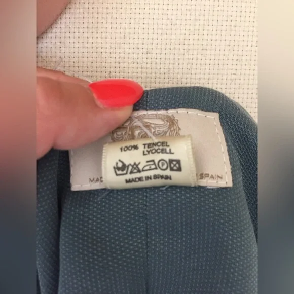 TBA Made in Spain blue/gray dress-UNIQUE!EXCELLENT CONDITION! Size 38=6/8 - Picture 12 of 15